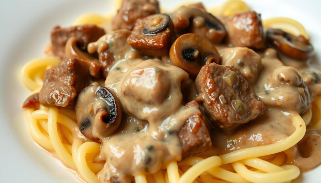 Beef Stroganoff with Mushrooms Beef Stroganoff with Mushrooms