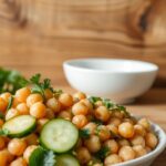 chickpea cucumber salad